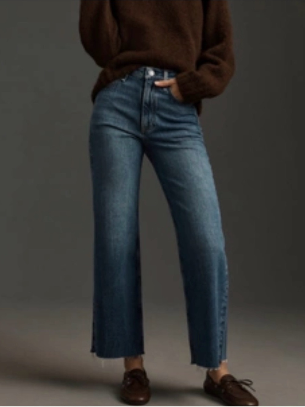 ANDI HIGH-RISE WIDE-LEG ANKLE
JEANS